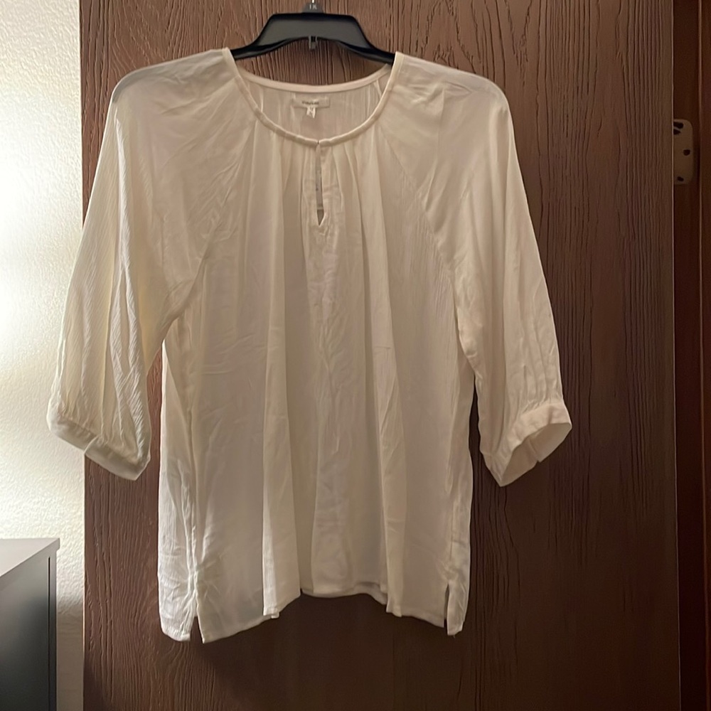 NWT size XL creamy white blouse.